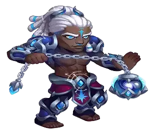 Warrior character illustration